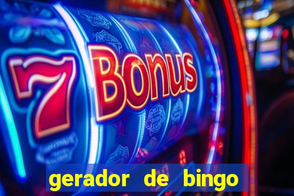 gerador de bingo de palavras